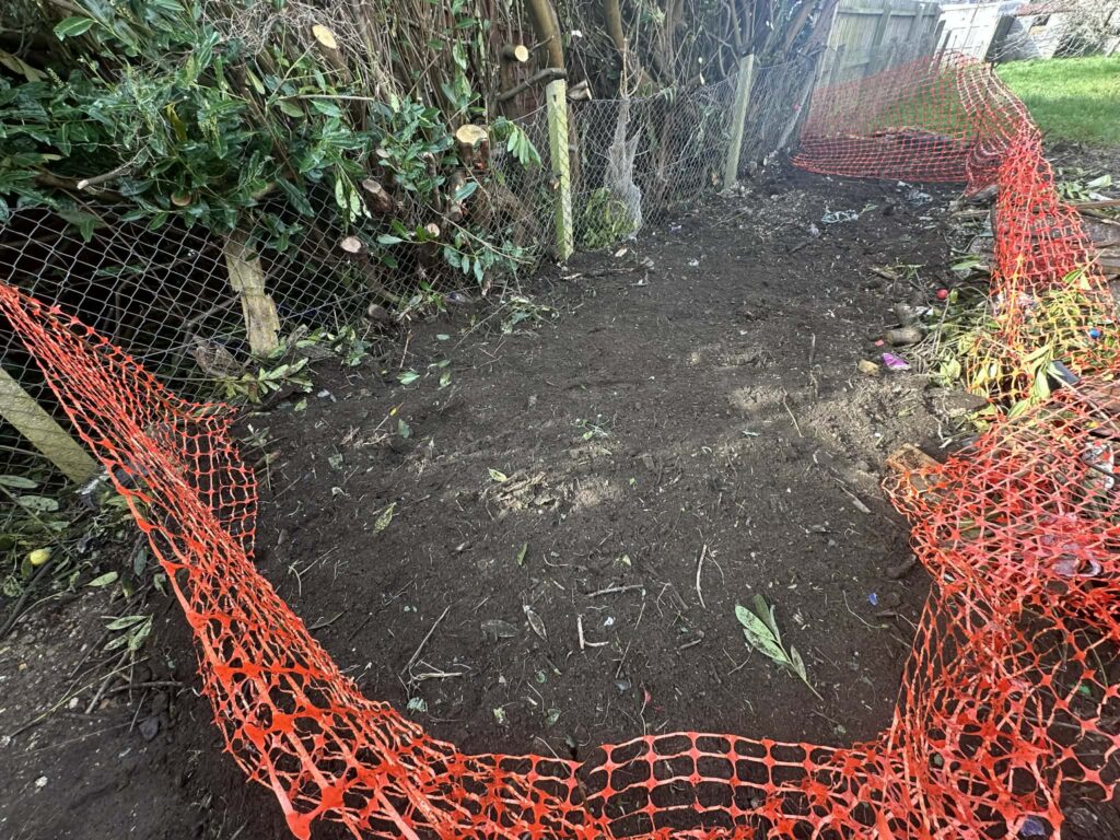 Ground level stump removal using professional equipment