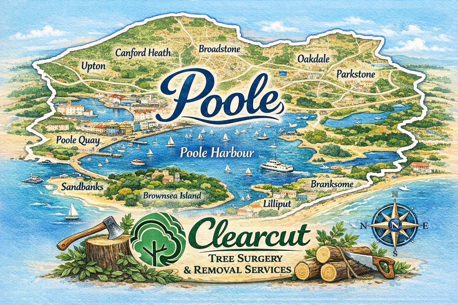 Clearcut Tree Surgery Tree Removal In Poole